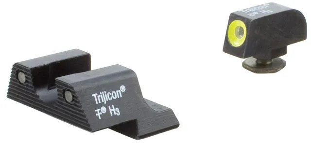 Trijicon HD Night Sights Set Glock 42 43 Green Tritium Yellow Outline - View 2