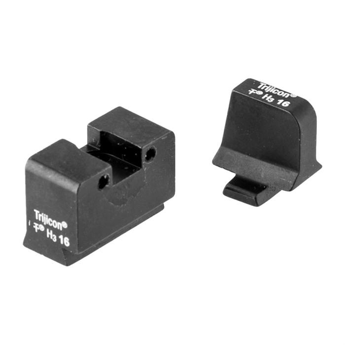 Trijicon Bright & Tough Suppressor Night Sight Set, Springfield Armory XD Series, Green Tritium, White Outline - View 2
