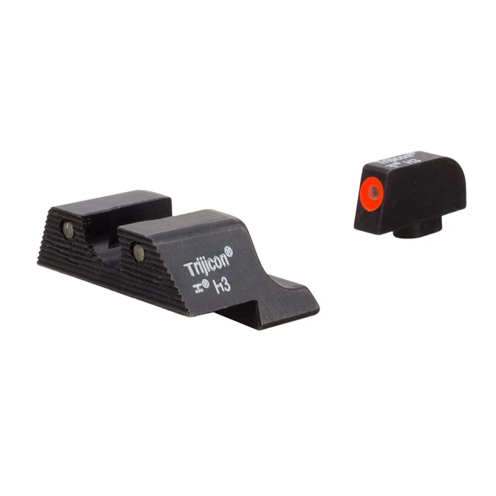 Trijicon 600896 HD XR Night Sight Set H&K 45C P30 VP9 Orange Front - View 2