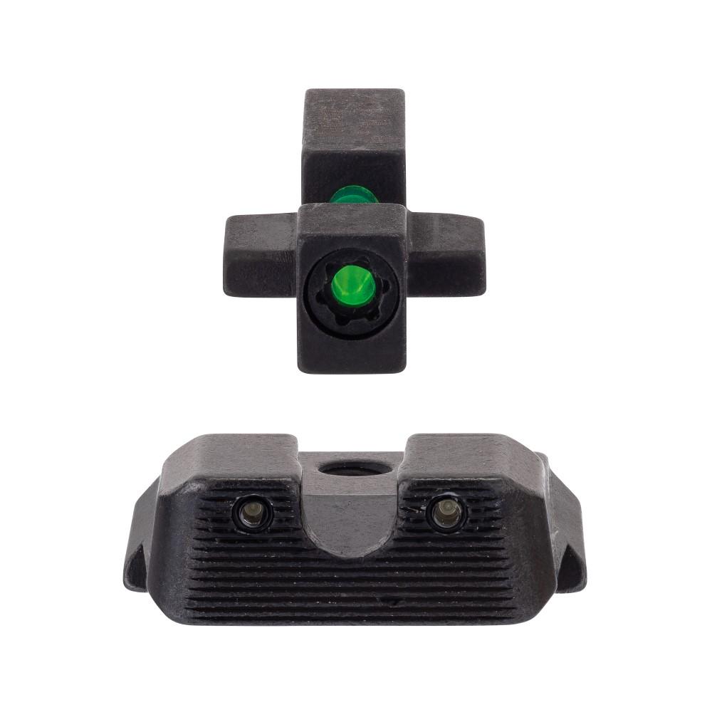 Trijicon 601110 DI Night Sights: Dual-Illuminated, U-Notch, Green Tritium, Smith & Wesson M&P Shield .40 .45 & 9mm - View 2