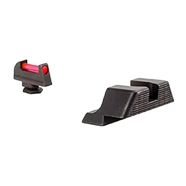 Trijicon 601023 Fiber Sights Black for Glock 9mm 40 S&W Red Green - View 2