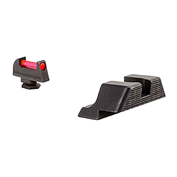 Trijicon 601029 Glock 42/43/43x Non-Illuminated Sight Set, Red Fiber Optic Front, Black Rear - View 2