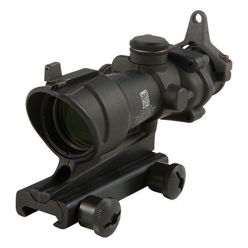 Trijicon 100091 ACOG Black Hardcoat Anodized 4x32mm Illuminated Amber... - View 2