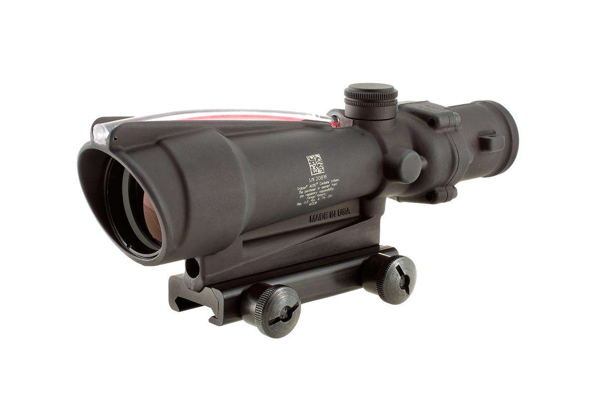 Trijicon 100145 ACOG 3.5x35mm Scope Red Chevron .223/5.56 BDC Matte Black - View 2