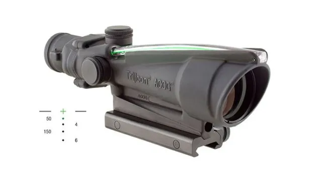 Trijicon 100416 ACOG 3.5x35mm Matte Black Scope Green Crosshair Reticle - View 2