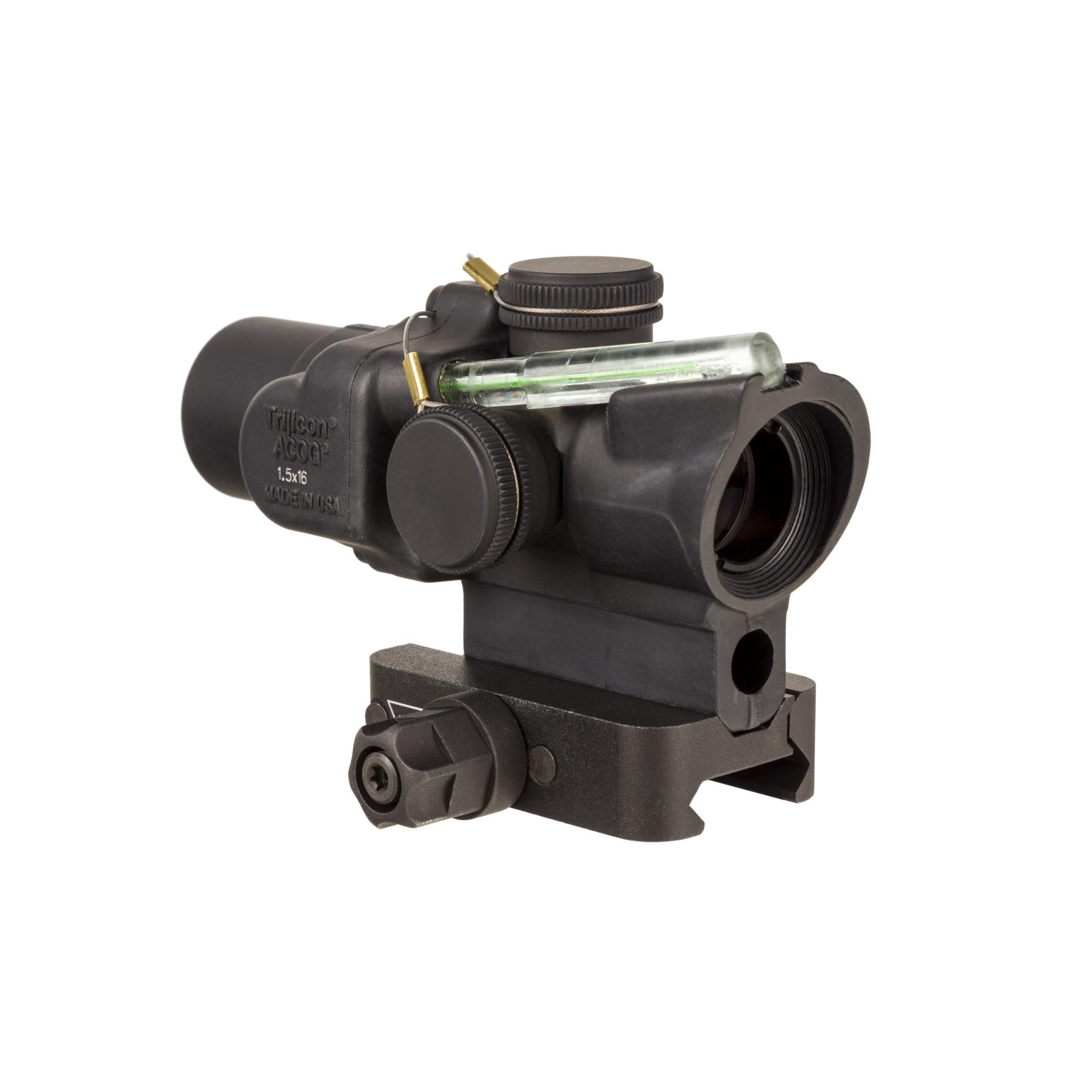 Trijicon ACOG TA44 1.5x16mm Scope Matte Black 5.1oz Illuminated Green Dot - View 2
