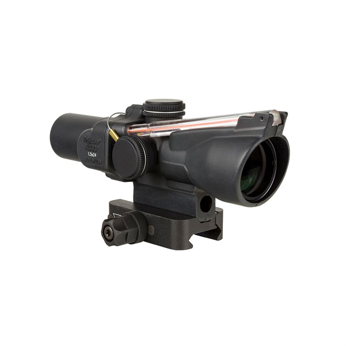 Trijicon TA45C400336 ACOG Scope 1.5x24mm Red Triangle Reticle Matte Black - View 3