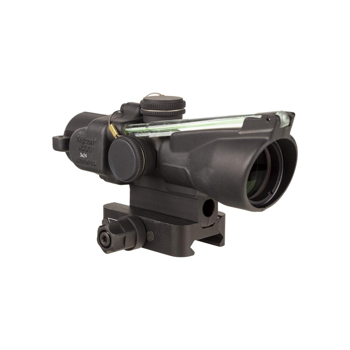 Trijicon TA50 ACOG 3x24mm .223 Rem Green Horseshoe Reticle Matte Black - View 2