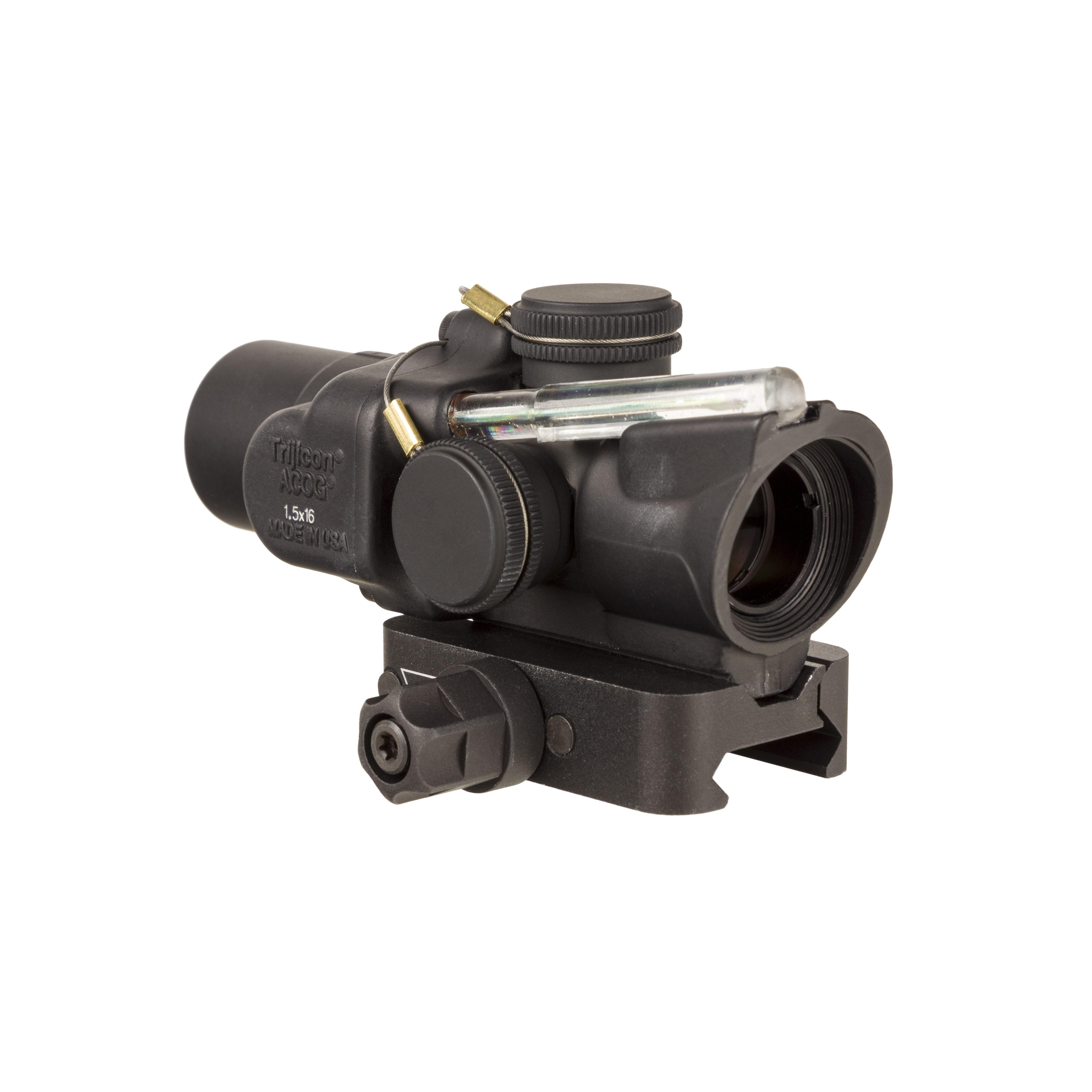 Trijicon Ta44C400333 Acog 1.5x16S Scope 16mm Matte Black Q-Loc Mount - View 2
