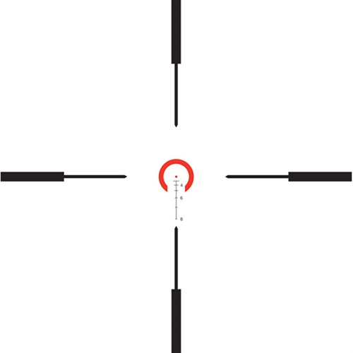 Trijicon VCOG 1-6x24mm Red Horseshoe Dot Crosshair 223 55gr 90 MOA - View 3