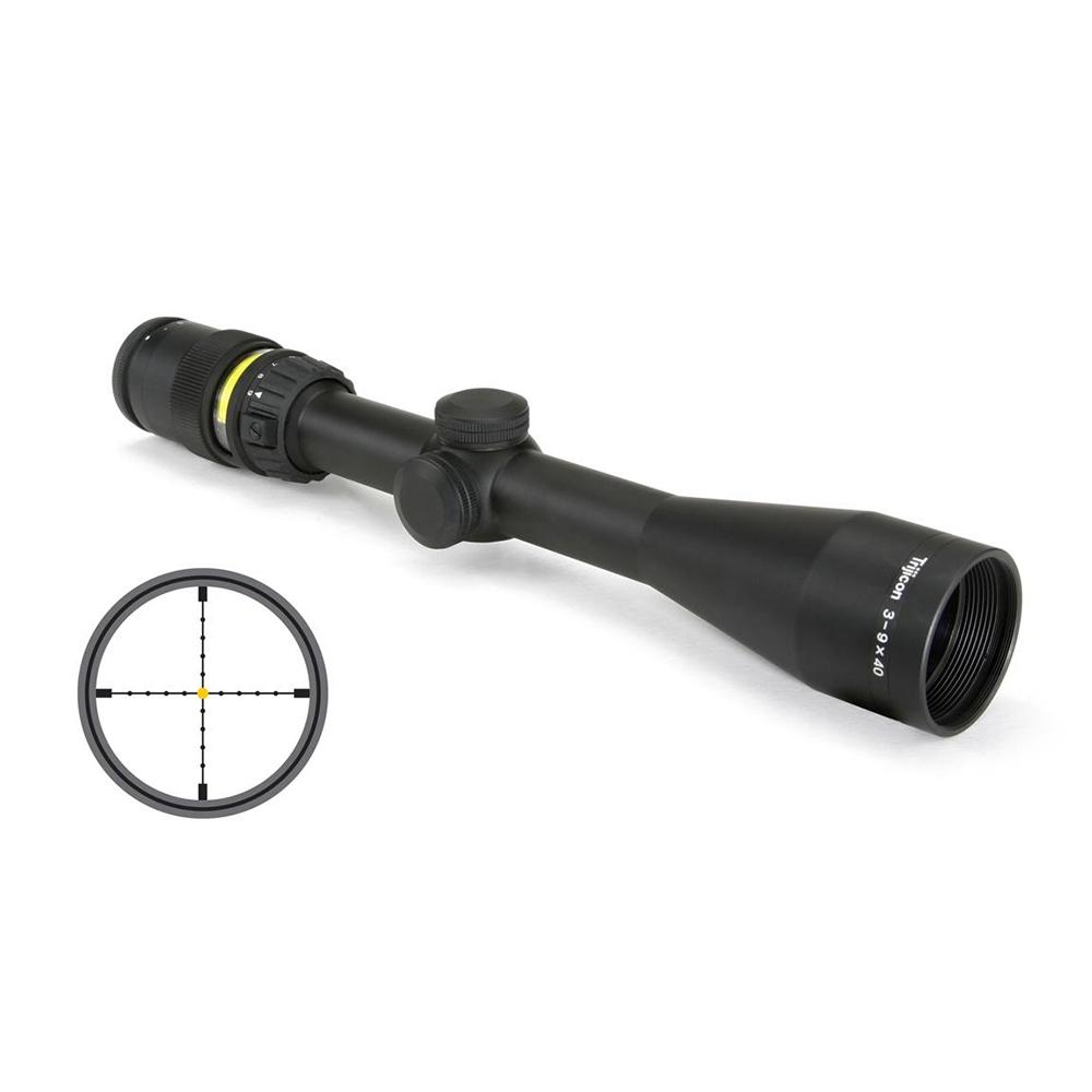 Trijicon AccuPoint 3-9x40mm Illuminated Amber Mil-Dot Crosshair Rifle Scope, Battery-Free, All-Weather, Aircraft-Quality Aluminum, Superior Light Transmission - View 2