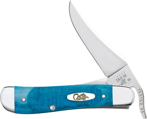 CASE & SON 25589 Carib. Blue Russlock Knife - View 2