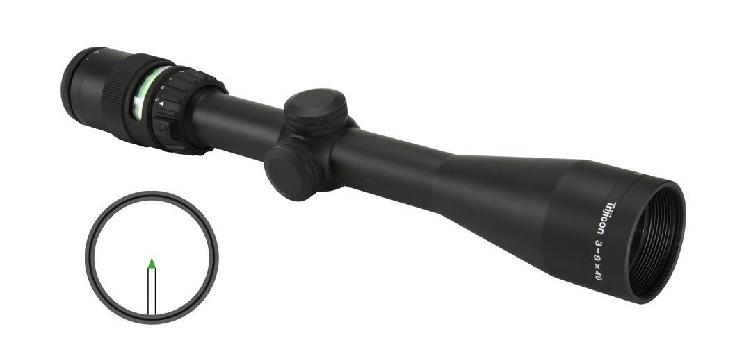Trijicon AccuPoint 200008 3-9x40mm Illuminated Green Triangle Reticle - View 2