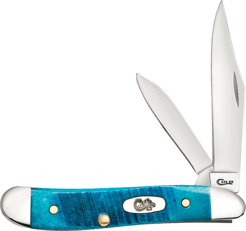 Case Cutlery Peanut 2BL Carbon Blue 2.875" Model 25596 - View 2