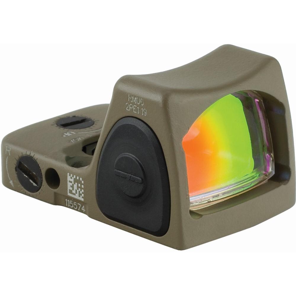 Trijicon RMR Type 2 RM07C700717 6.5 MOA Red Dot Sight 1x 45mm FDE - View 2