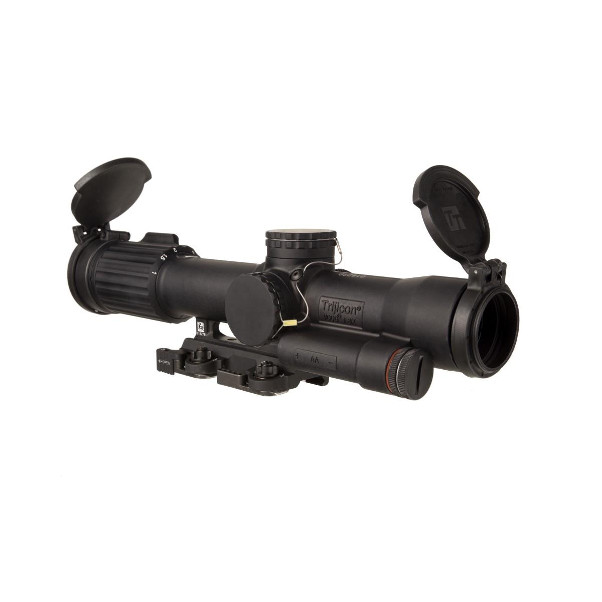 Trijicon 2400012 VCOG 1-8x28mm FFP Red MRAD Tree Scope w/Flip Caps - View 2