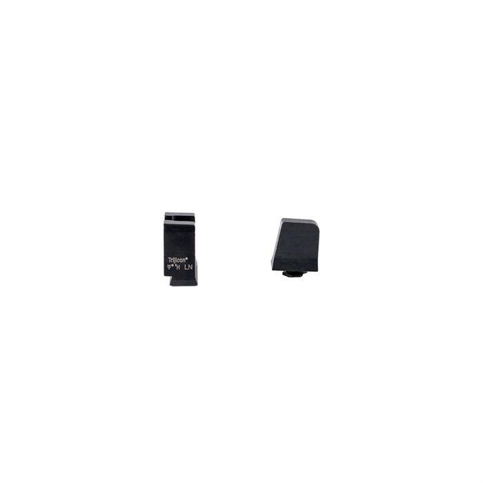Trijicon Night Sights: Optic Height, White Front, Metal Rear, Green Lamps - Glock 42/43/43X/48 - View 3