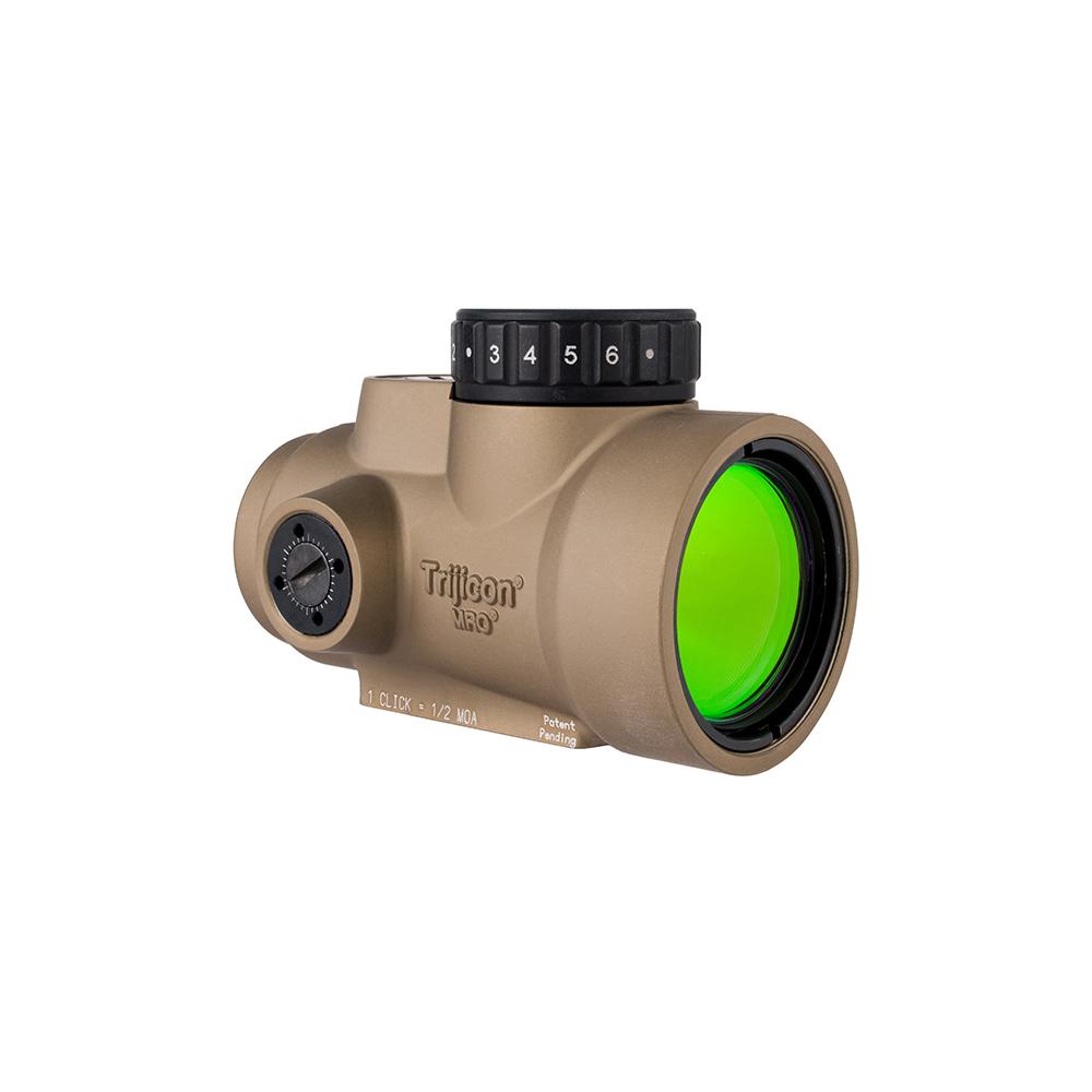 Trijicon MRO SD Coyote Brown 1x25mm 2 MOA Red Dot Sight 7075-T6 - View 2