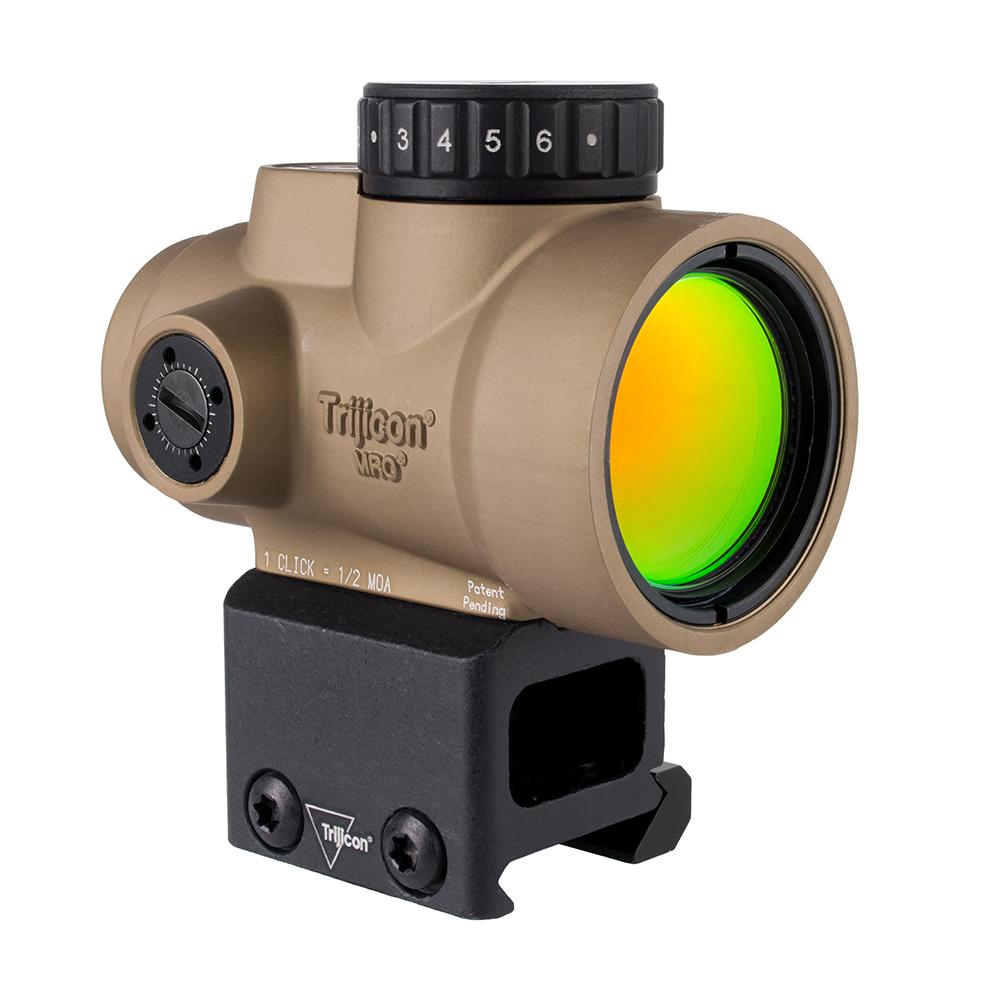 Trijicon MRO SD Coyote Brown 1x25mm 2 MOA Red Dot Lower 1/3 Mount - View 2
