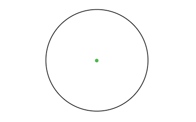 Trijicon 2200332 MRO SD Black 1x25mm 2 MOA Green Dot Reticle Full Co-Witness Mount - View 5