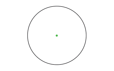 Trijicon 2200333 MRO SD Black 1x25mm 2 MOA Green Dot Reticle Lower 1/3 Co-Witness Mount - View 5