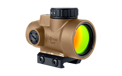 Trijicon 2200347 MRO SD Coyote Tan 1x25mm 2 MOA Green Dot Reticle Low Mount - View 3