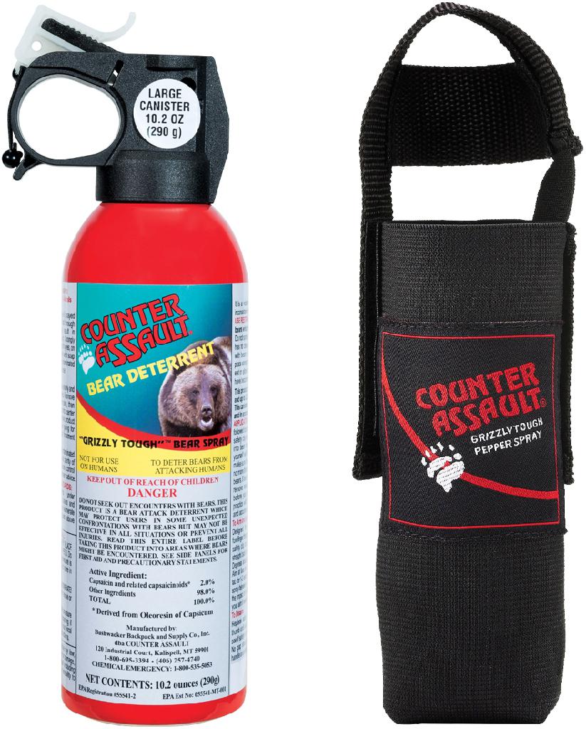 Counter Assault Bear Deterrent w/Holster 10.2 oz. Model: CA-18XH/sb - View 2