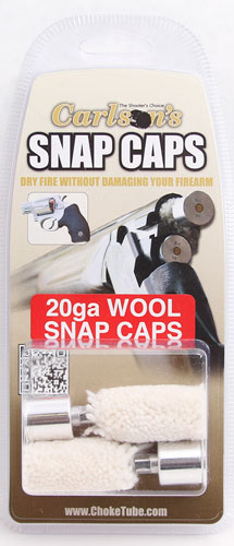 Carlson's 00106 20 Gauge Wool Snap Caps 2-Pack Aluminum Base - View 2