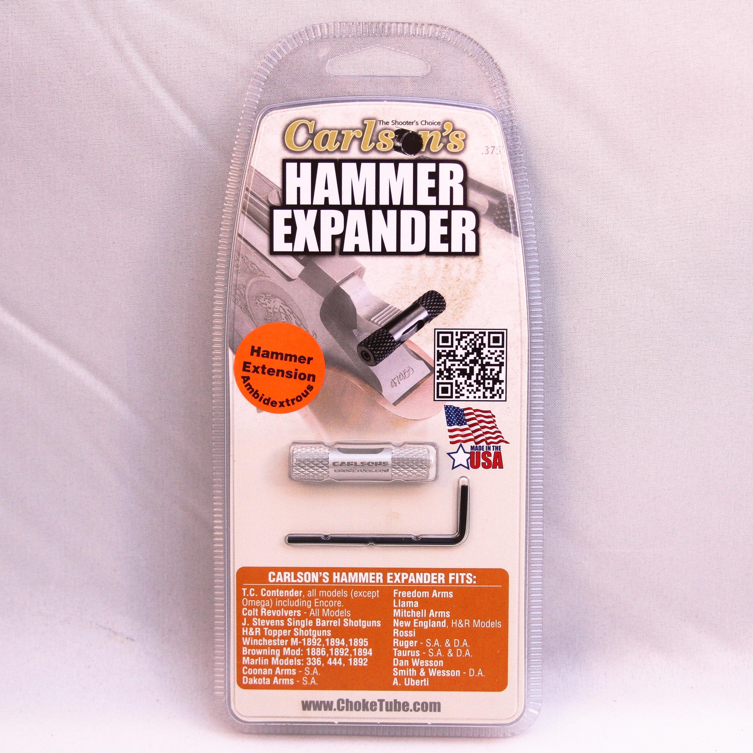 Carlson's Choke Tubes 00111 Hammer Spur Extension 0.375 in Silver Anodized - View 2