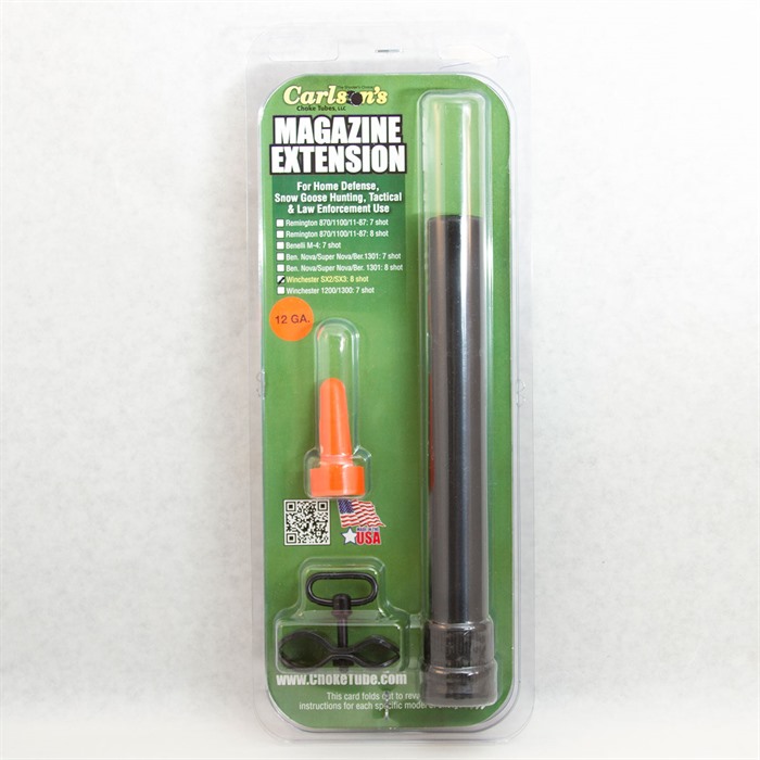 Carlsons 04505 Magazine Extension 12 Gauge 8 Shots Blued Steel - View 2