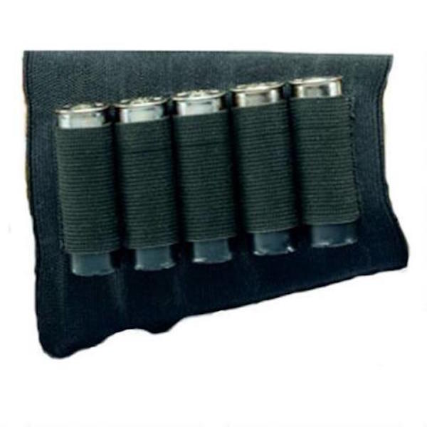 Hunters Specialties 00685 Buttstock Shell Holder Shotgun 5 Rounds Black Elastic - View 2