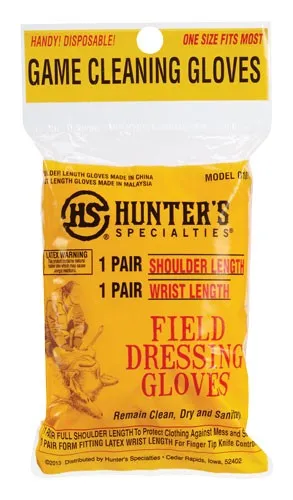 Hunters Specialties 01071 Disposable Gloves 2 Pack Latex Poly Heavy-Duty - View 2