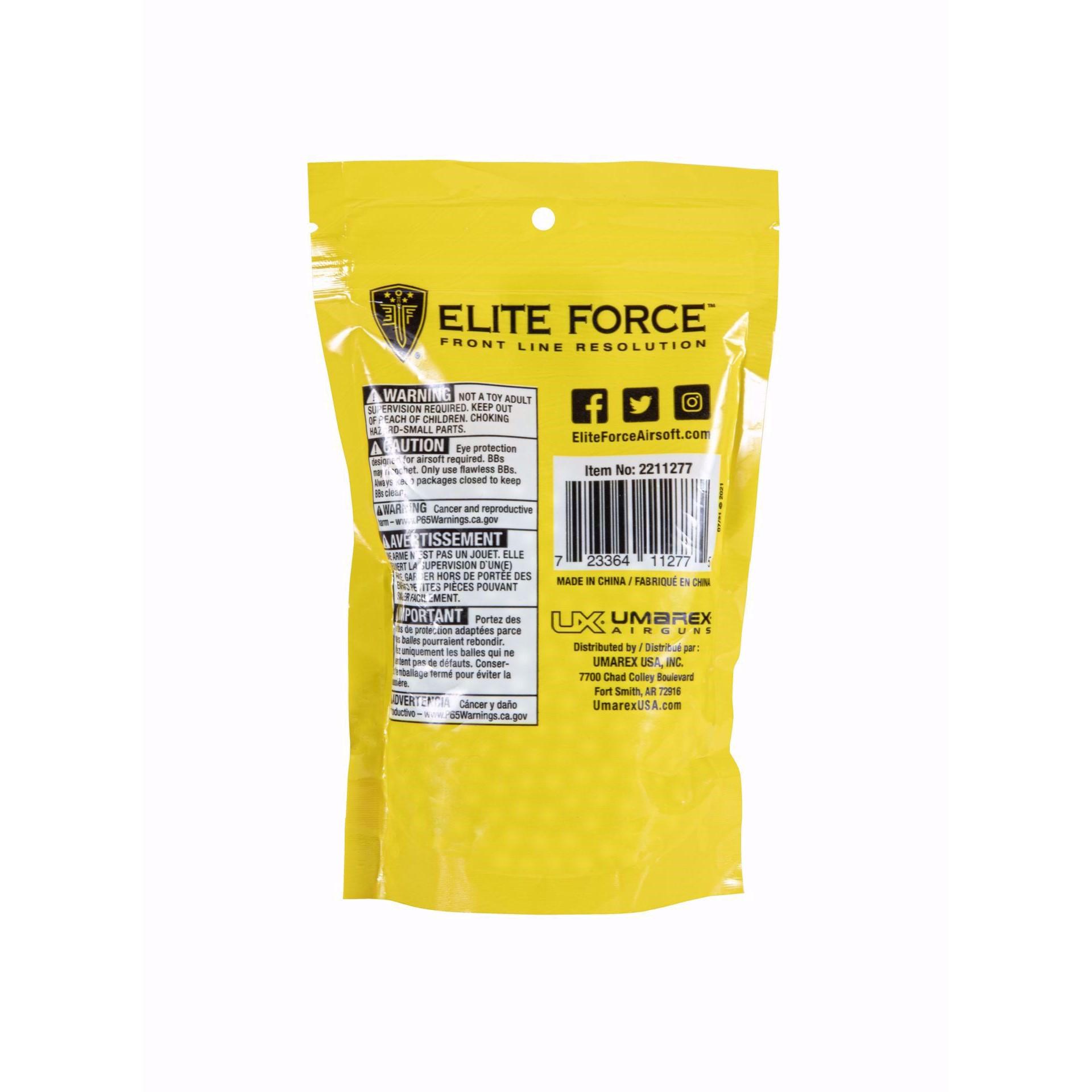 Umarex Elite Force Tracer 6mm BB's .20g Light Green 1000/ct - View 2