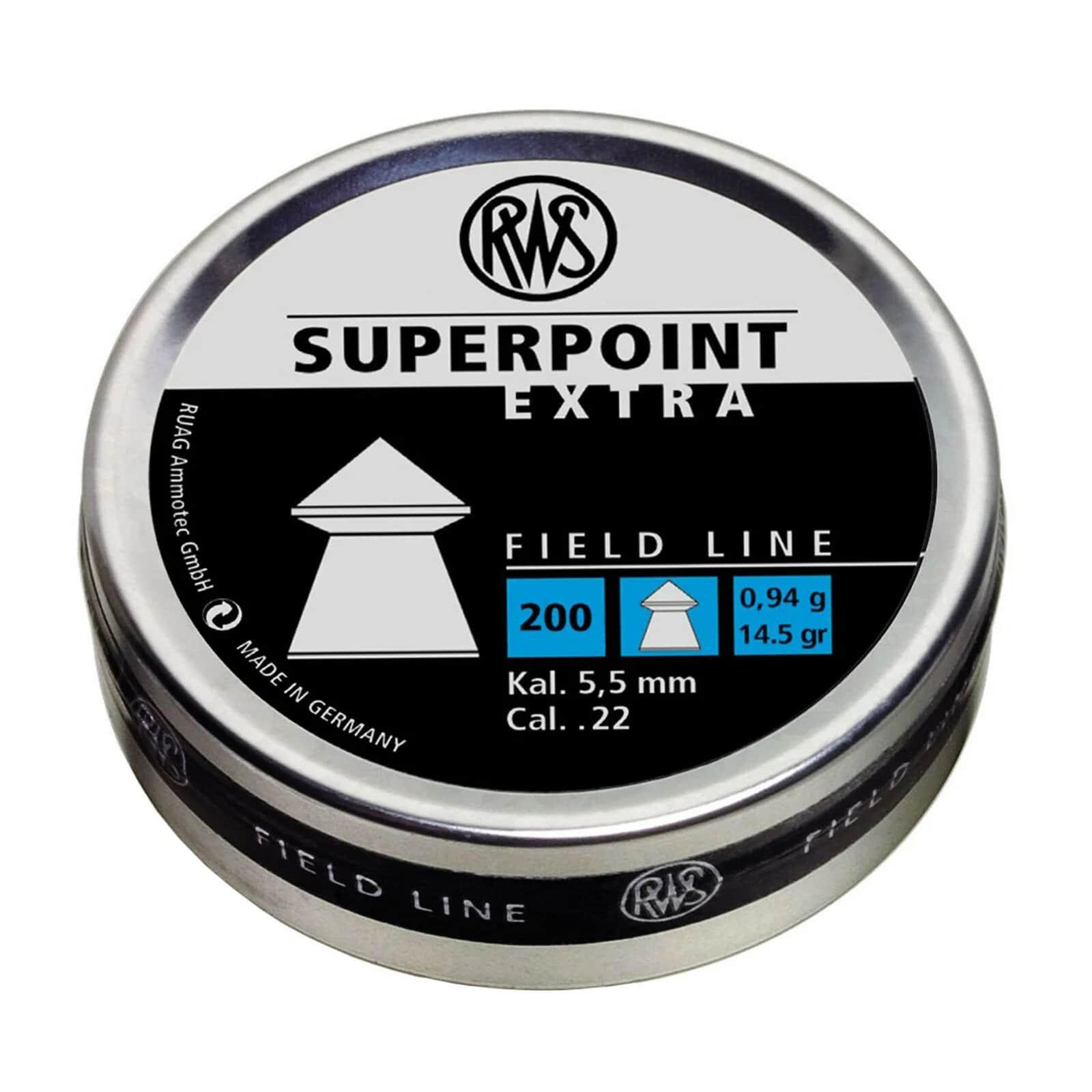 RWS Pellets 22 Superpoint Extra 14.5 Grains 200-Pack 2317410 - View 2