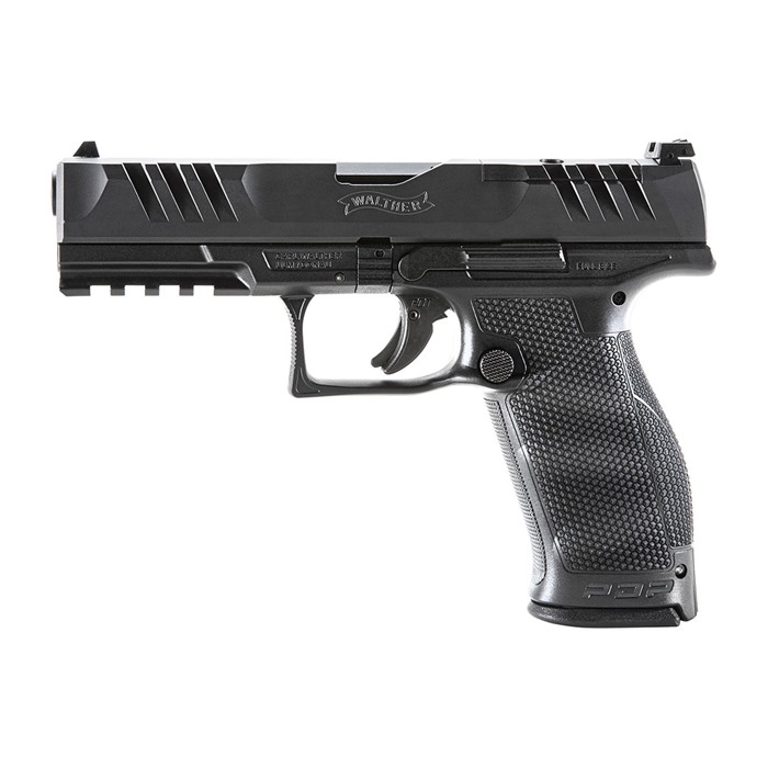 Walther PDP 9mm Luger 4.5 in Black Steel Slide 10 Round Capacity - View 2