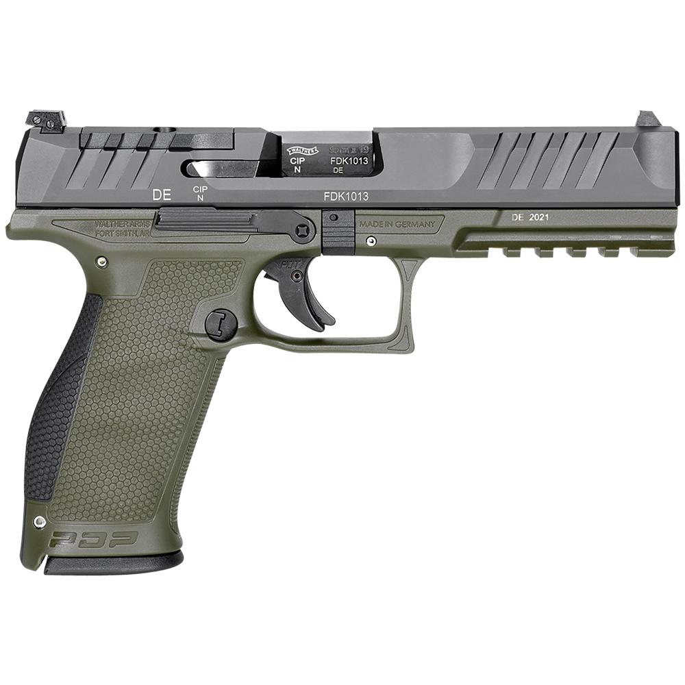 Walther PDP Full Size Optic Ready 4.5" Two-Tone Green - Frame 9mm 2858363 - View 2