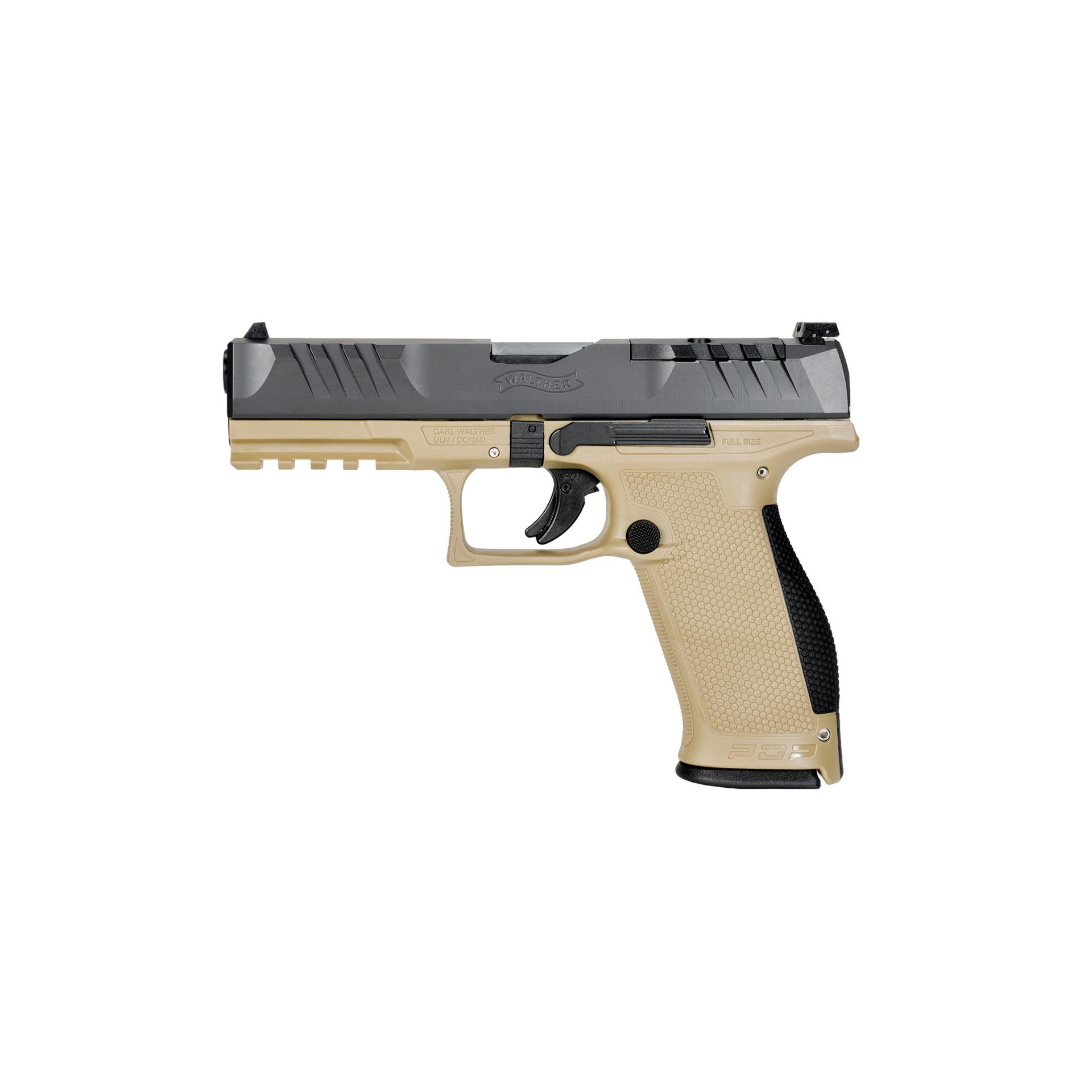 Walther PDP Optic Ready 9mm Luger 4.50" 18+1 Black Steel Slide Performance Duty Textured Polymer - View 2