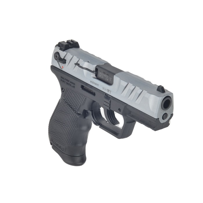 Walther PD380 Nickel 3.7" Barrel .380ACP DA/SA Semi-Auto Pistol with 9-Rd Mag - View 2