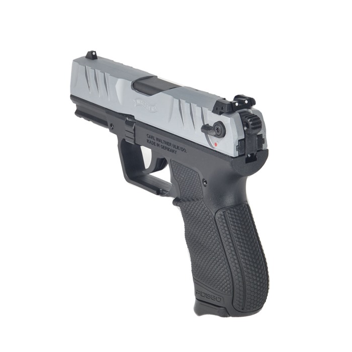 Walther PD380 Nickel 3.7" Barrel .380ACP DA/SA Semi-Auto Pistol with 9-Rd Mag - View 3