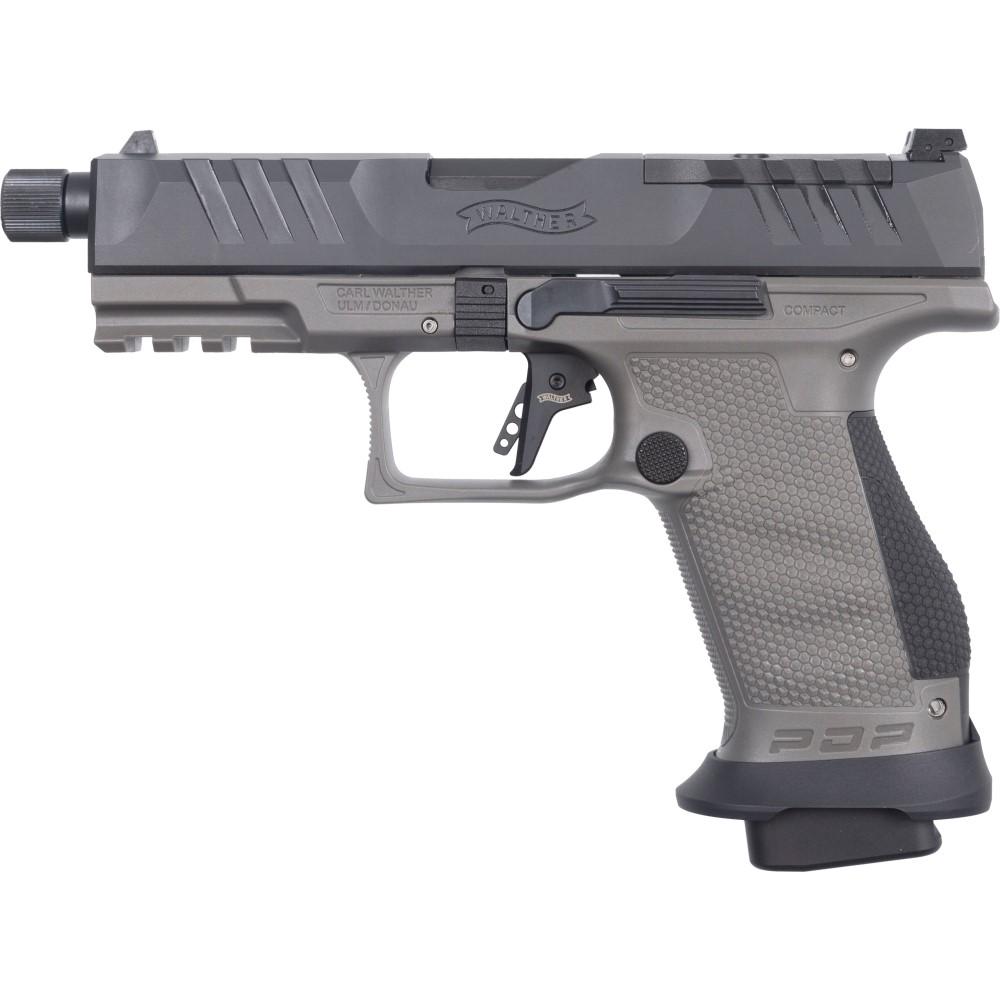 Walther PDP 2876574 9MM 18+1 White Dot Black Slide Tungsten Gray Frame - View 2