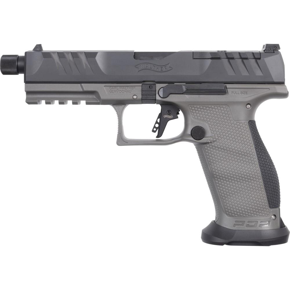 Walther PDP 2877503 9x19 Pistol 18+1 White Dot Black/Tungsten Gray - View 2