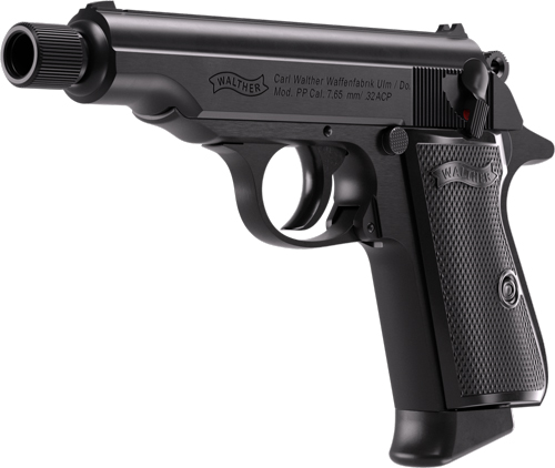 Walther Arms 4796063 PP SD 32ACP Threaded Black Panel Grip 8RD - View 2