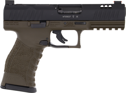 Walther Magnum Pistol 22 WMR OD Green Optics Ready Quad Release - View 2