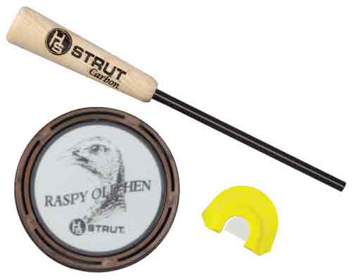 Hunters Specialties Raspy Old Hen Call Glass 07011 Carbon Striker - View 2