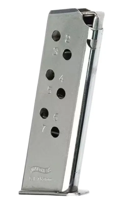Walther 5136782 PPK .32 ACP Nickel Flush 7rd Handgun Magazine - View 2