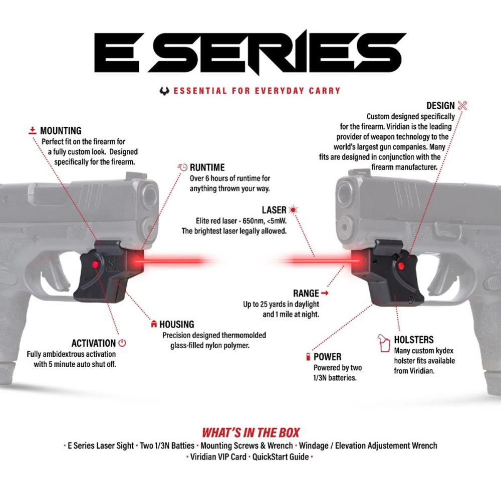 Viridian 9120098 Red Laser Sight Walther P22 E-Series Black - View 2