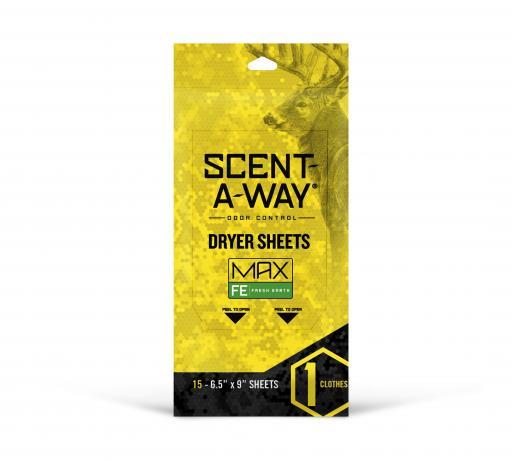 Hunter's Specialties Scent-A-Way Max Fresh Earth Dryer Sheets 15/pack 07708 - View 2