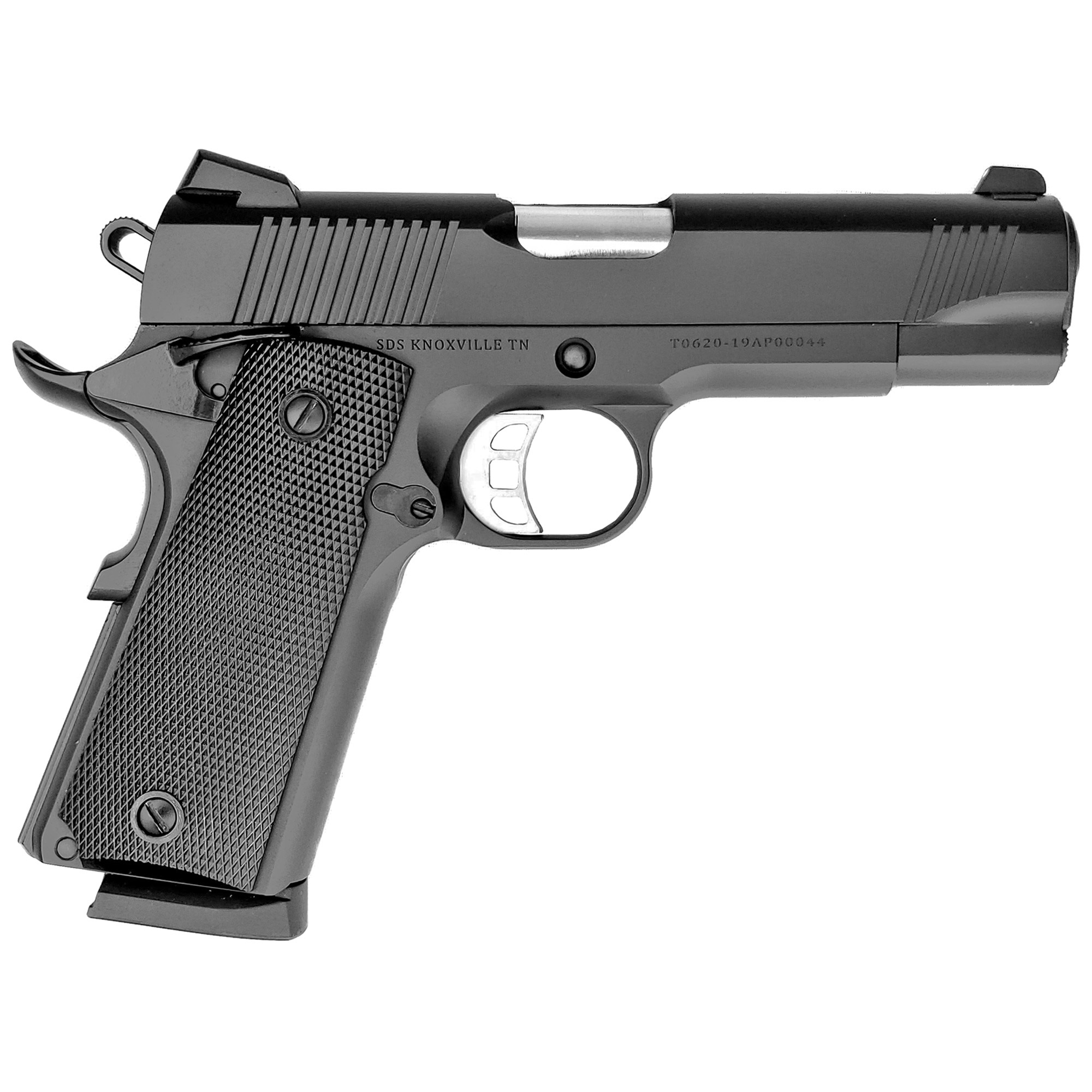 Tisas 10100119 1911 Carry B45 Compact Frame 45 ACP 8+1 4.25" Hard... - View 2