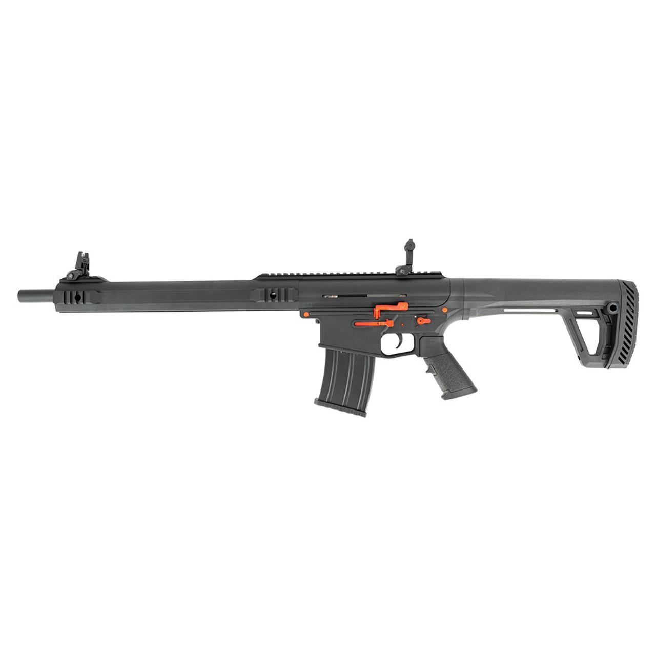 SDS TT-12 PRO 21000419 Black/Red Semi-Auto Magfed 12GA Shotgun - View 2