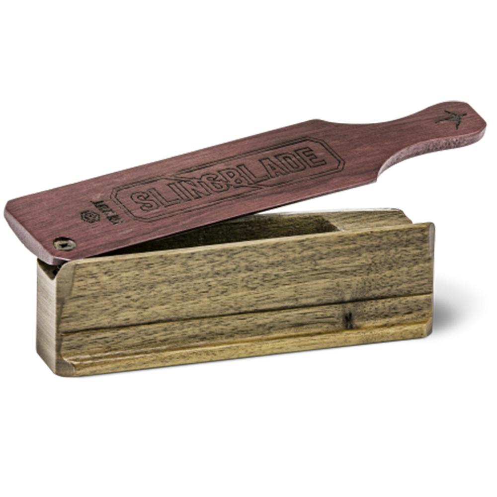 Hunters Specialties Strut Slingblade Box Call 2.5 - Walnut Purple Heart Lid - View 2